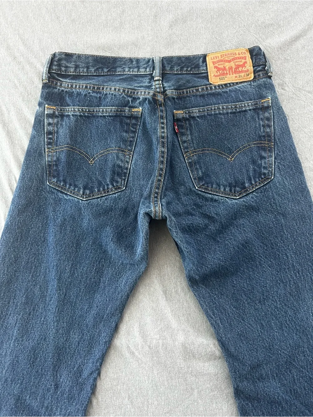 505 Regular Levi's Dark Blue Mens Jeans